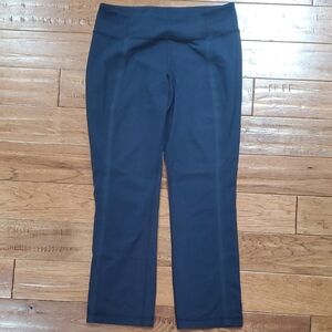 Lululemon Wunder Unders Front Tuxedo Stripe Crop Leggings